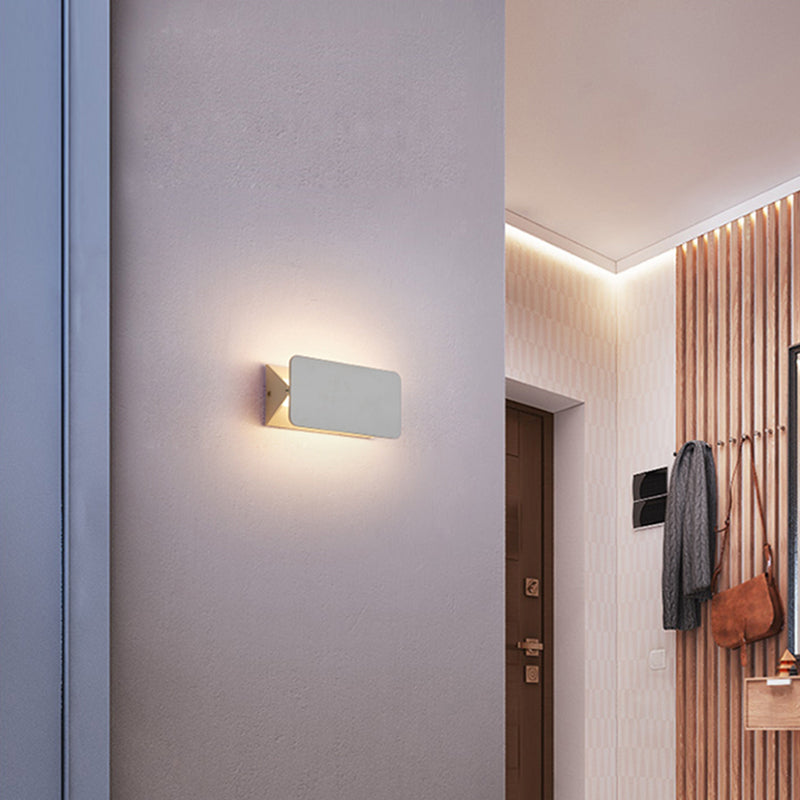 Arisha LED Metal Indoor Wall Lamp Rotatable, White - Lamp Copper
