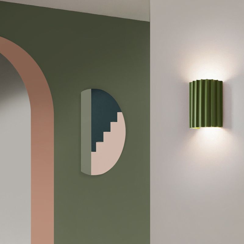 Cora Semi-cylindrical Resin Wall Lamp - Lamp Copper
