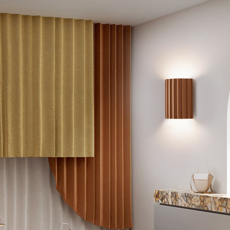 Cora Semi-cylindrical Resin Wall Lamp - Lamp Copper