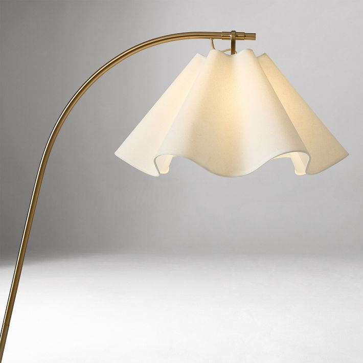Curve Modern Fabric Floor Lamp