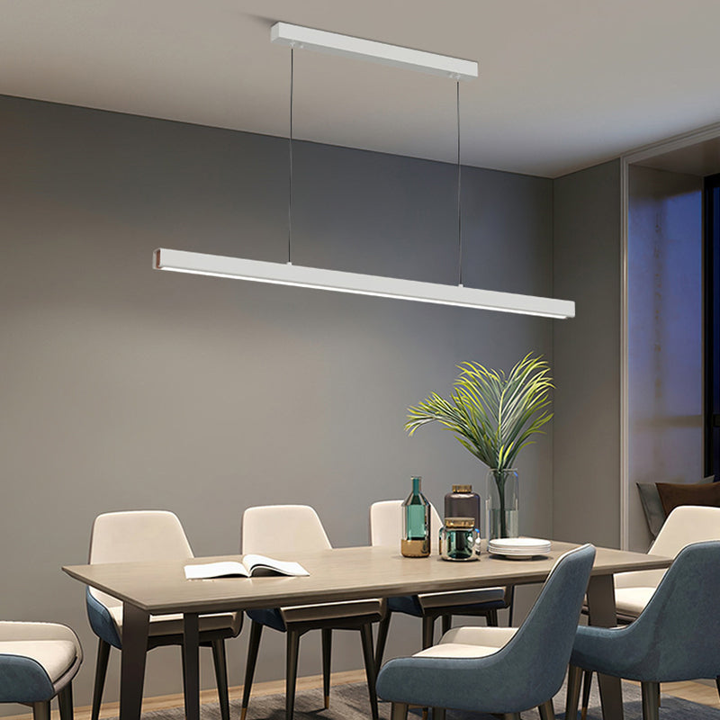 Orva Minimalist Classic Black & White Linear Pendant Light - Lamp Copper