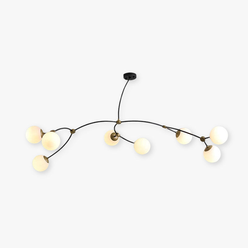 Valentina Minimalist Elegant Unique Branch Chandeliers, Living Room - Lamp Copper