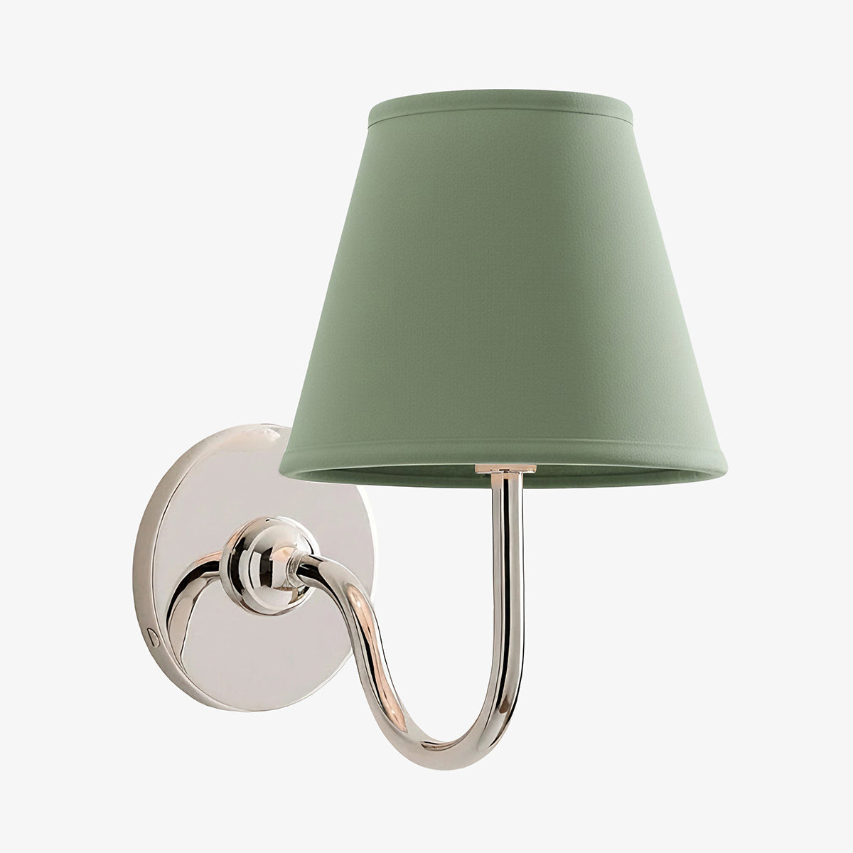 Grace Brass Linen Wall Lamp