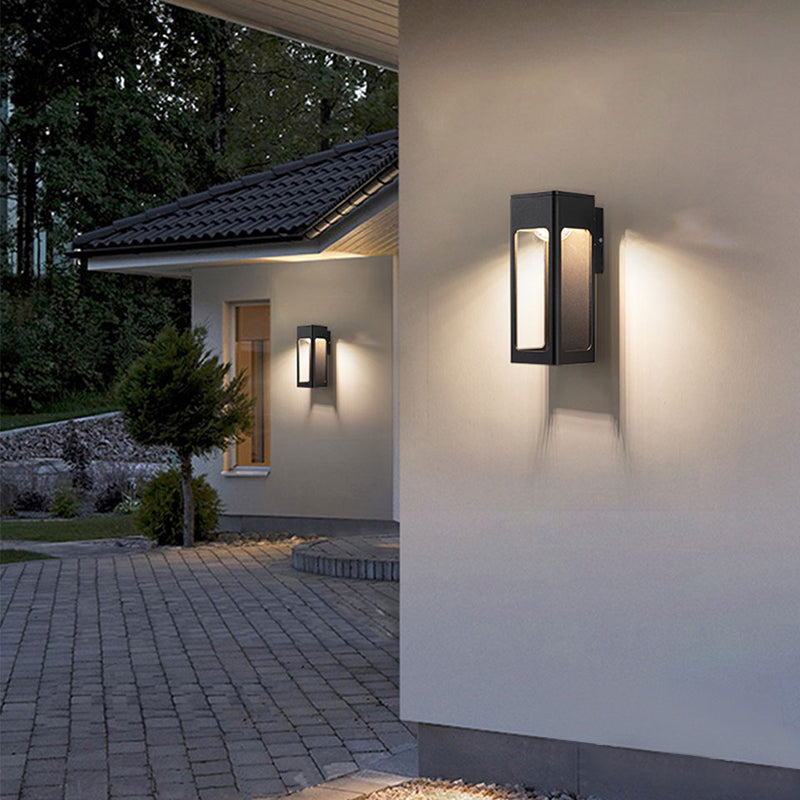 Solith Modern Waterproof Minimalist Geometric Outdoor Wall Light - Lamp Copper