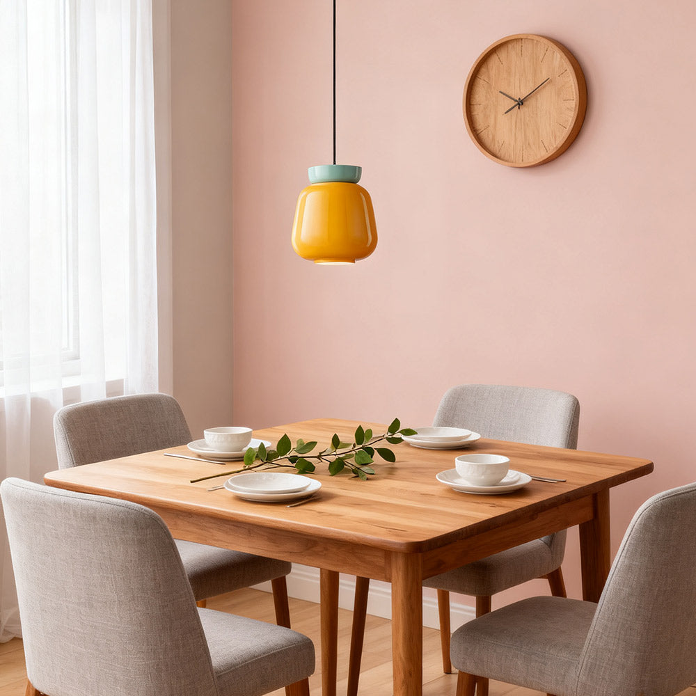 Hues Ceramic Bowl  Pendant Light