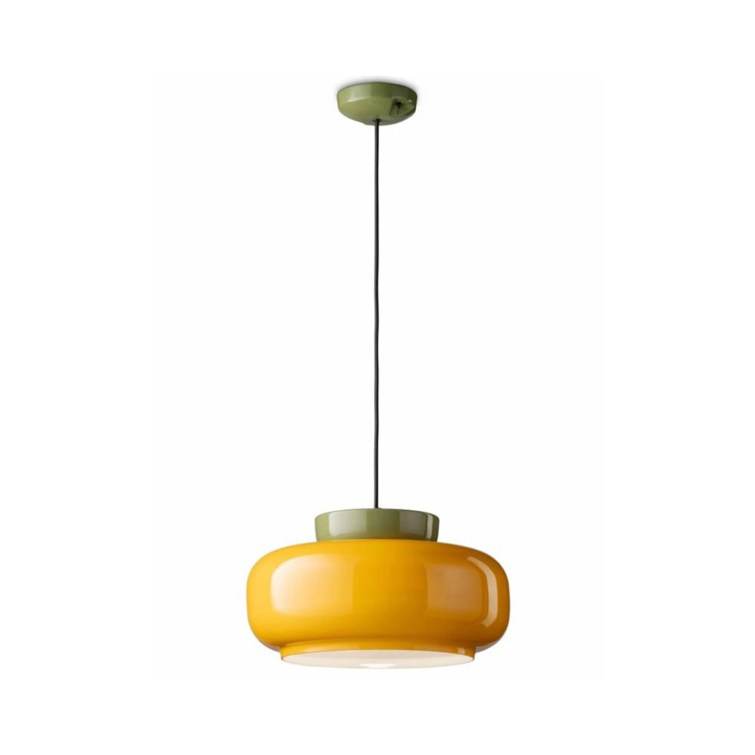 Hues Ceramic Bowl  Pendant Light