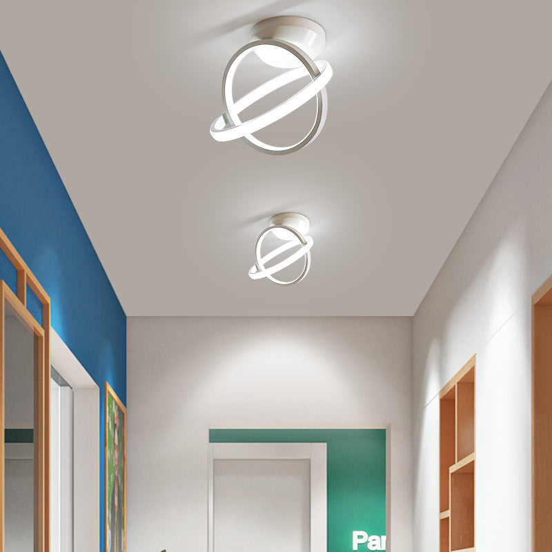 Arisha Modern Globe Ceiling Lamp LED Corridor Decorative Lamp - Lamp Copper