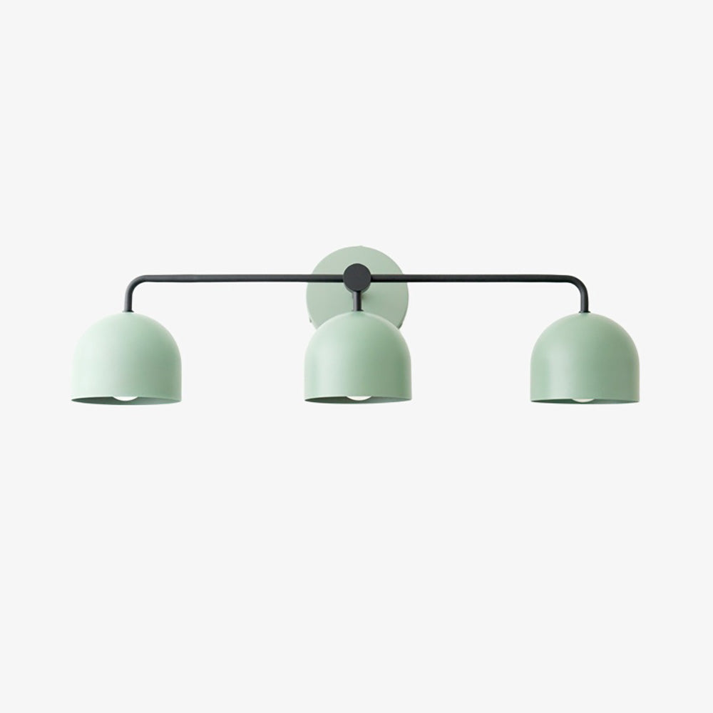 Chroma Brass White Wall Light Contemporary Living Room