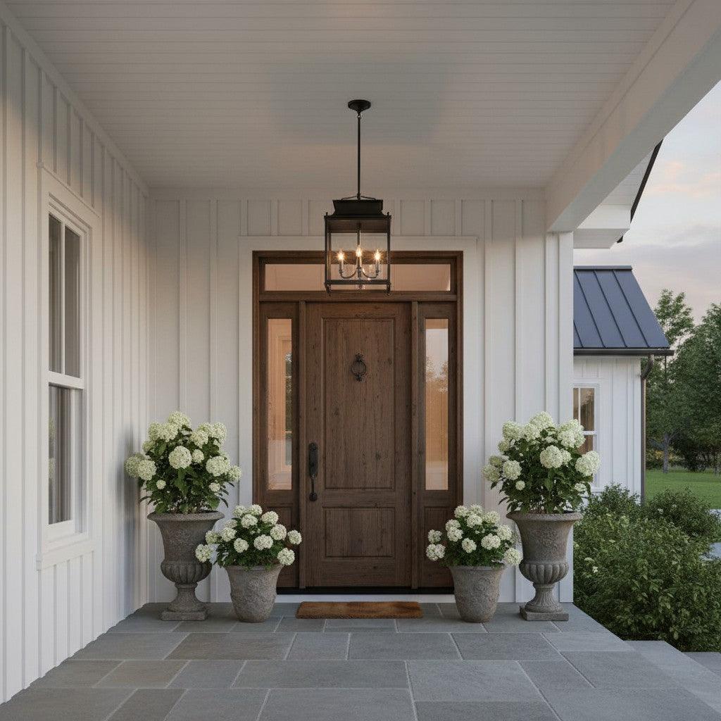 Guard Outdoor Brass Metal Pendant Light