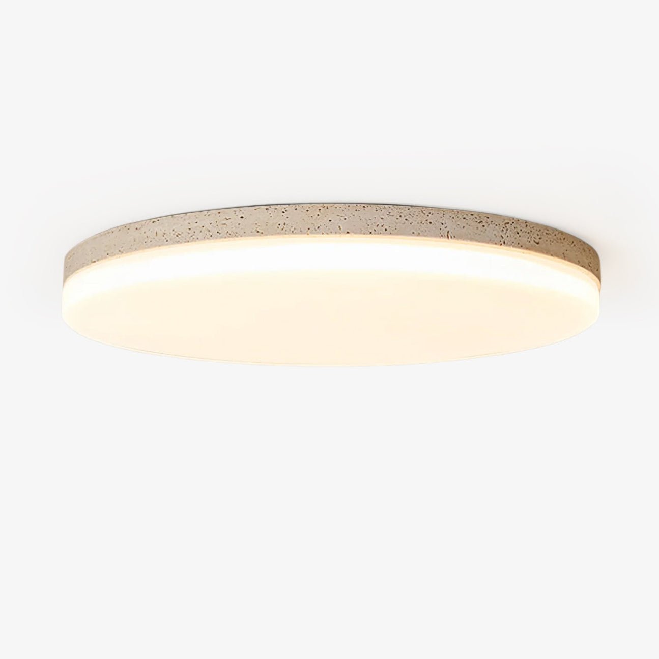 Orla Travertine Ceiling Light - Lamp Copper