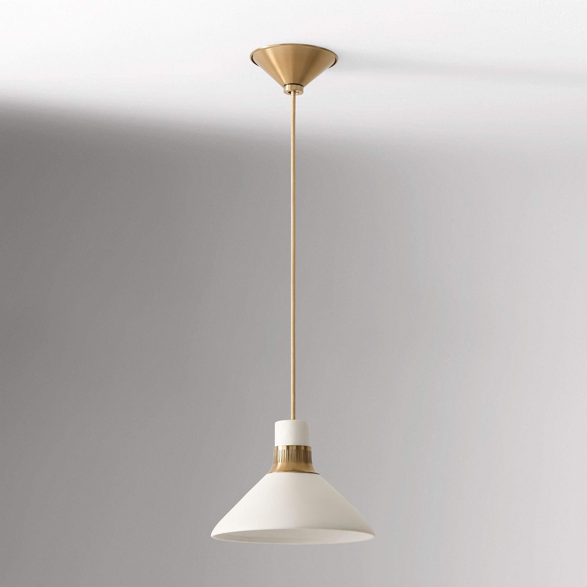 Tallow Ivory Porcelain Pendant Light for Kitchen