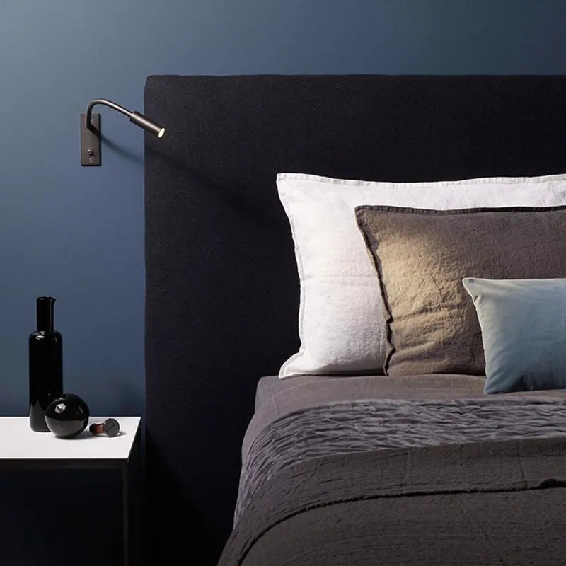Vynex Minimalist Reading Adjustable Spotlight Wall Lamp - Lamp Copper