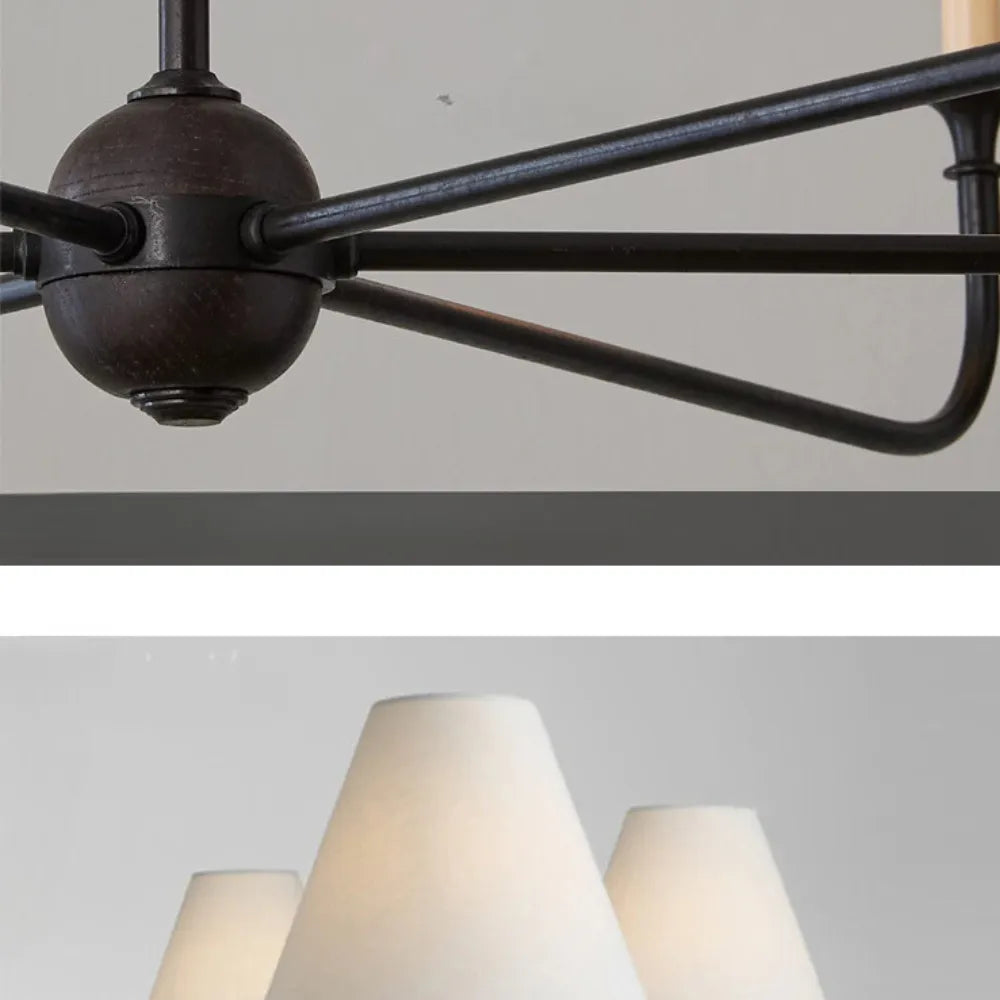 Silva Vintage Retro Metal Elegant Chandeliers Living Room - Lamp Copper