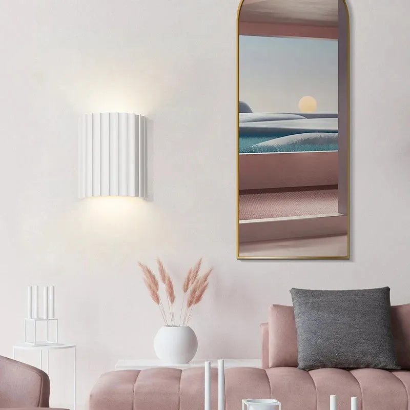 Cora Semi-cylindrical Resin Wall Lamp - Lamp Copper