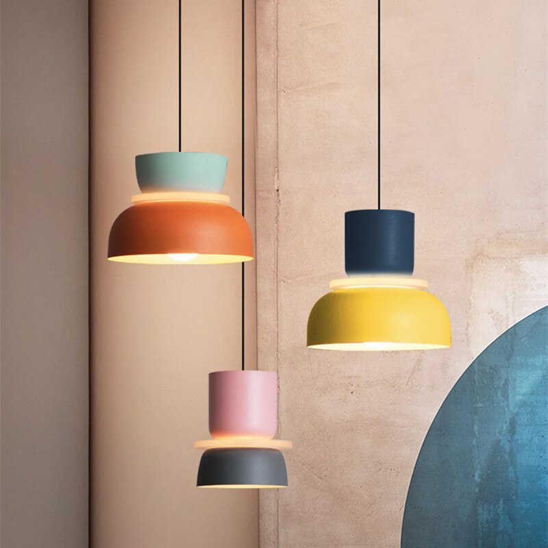 Jojo Pendant Light Contrast Color - Lamp Copper