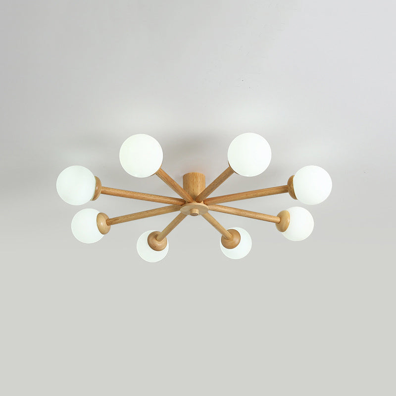 Muto Ceiling Light, Dimmable 6/8 Head - Lamp Copper