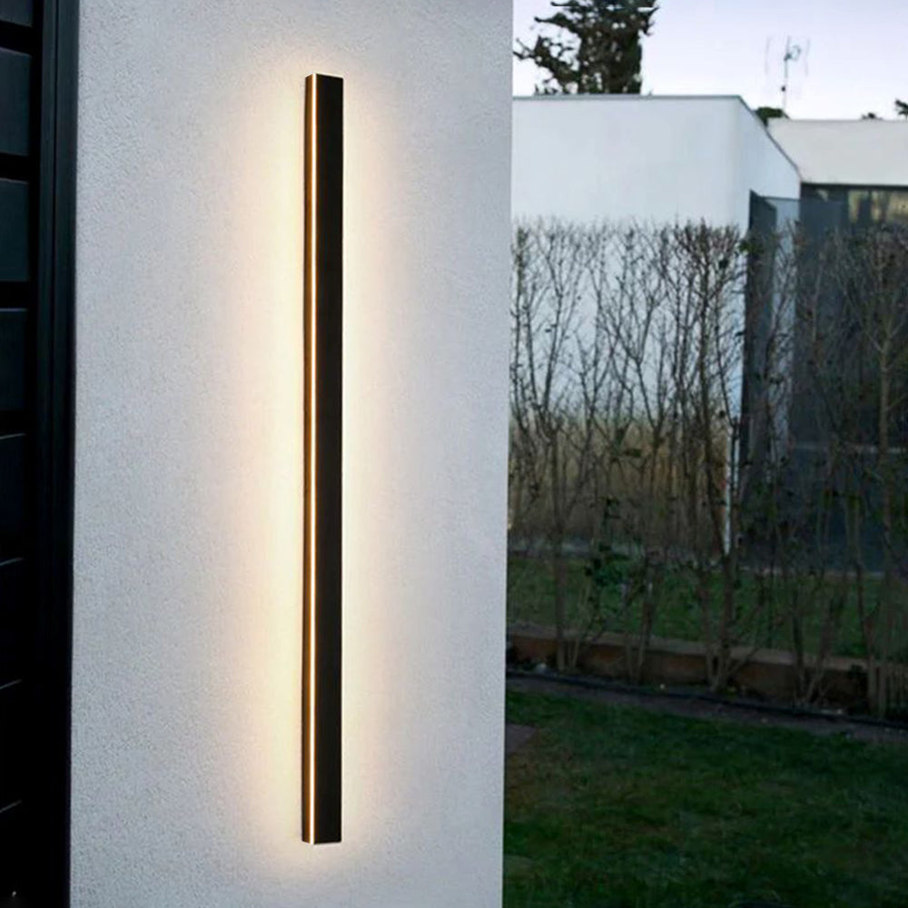 Silex Linear Outdoor Wall Lamp - Lamp Copper