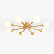 Muto Ceiling Light, Dimmable 6/8 Head - Lamp Copper