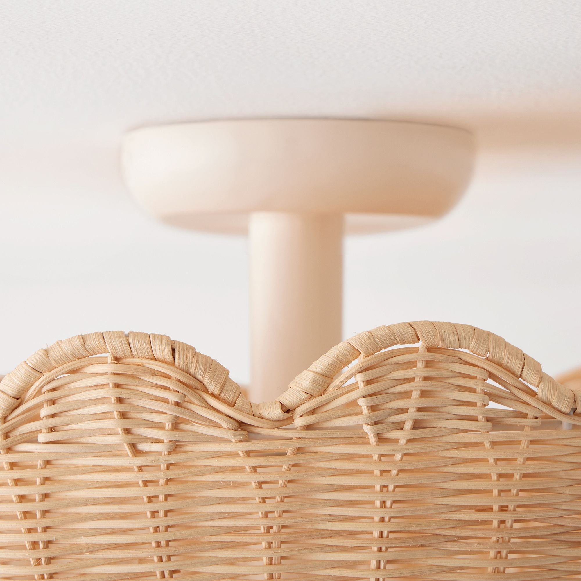 Fungi Celling Light Rattan&Metal