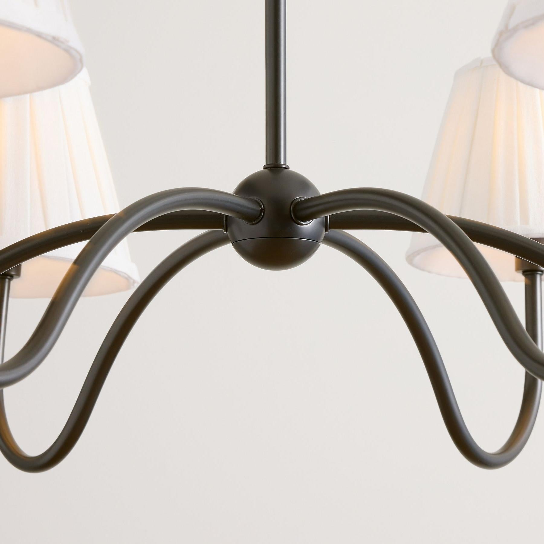 Grace Multi-Head Fabric Chandelier