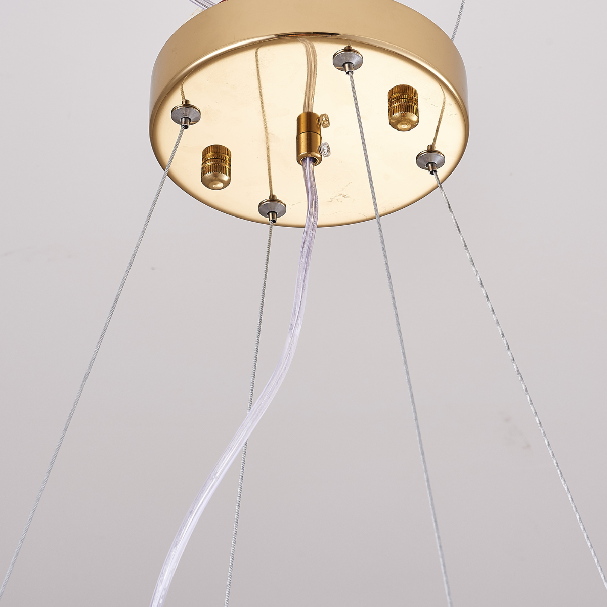 Olivia Luxury Ceramic Chandelier Large Foyer, Gingko leaf, Living Room - Lamp Copper