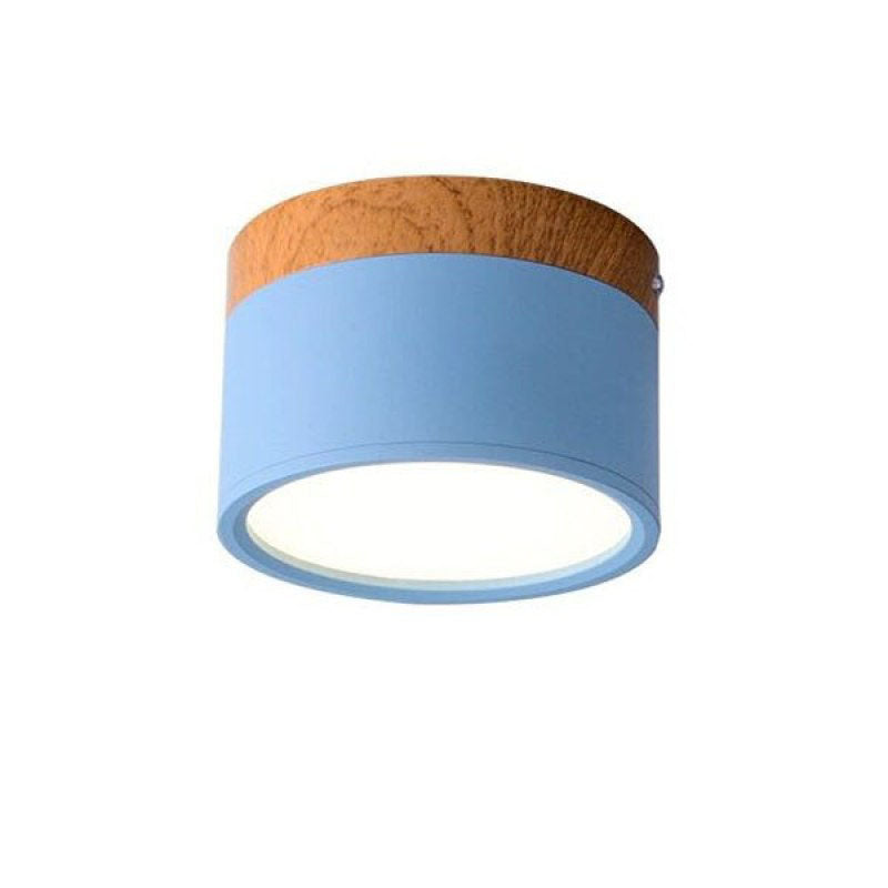 Jojo Cylindrical Flush Mount Ceiling Light - Lamp Copper