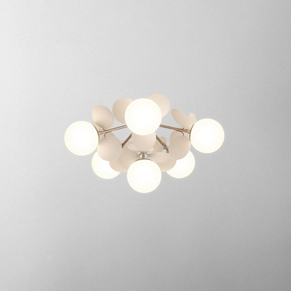 Nexen Multicolored Flower Branch Chandelier Living Room - Lamp Copper