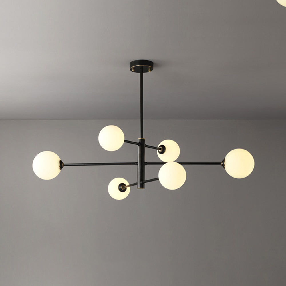 Valentina Modern Glass Shade Pendant Light, Copper/Black - Lamp Copper