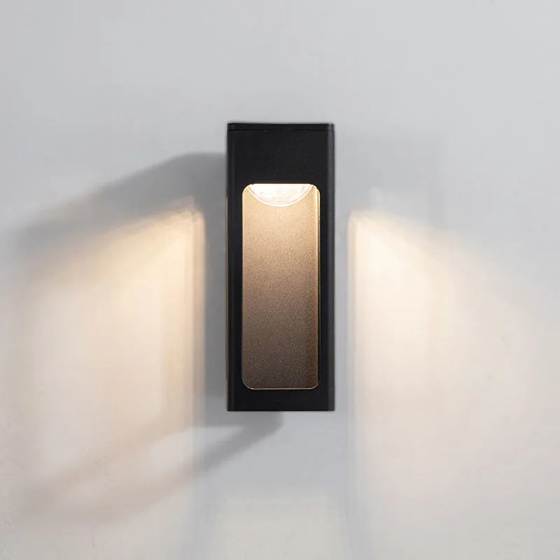 Solith Modern Waterproof Minimalist Geometric Outdoor Wall Light - Lamp Copper