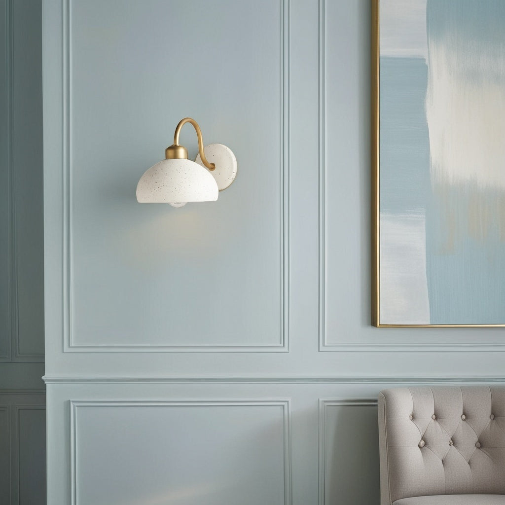 Terra Wall Lamp Ceramic$Brass