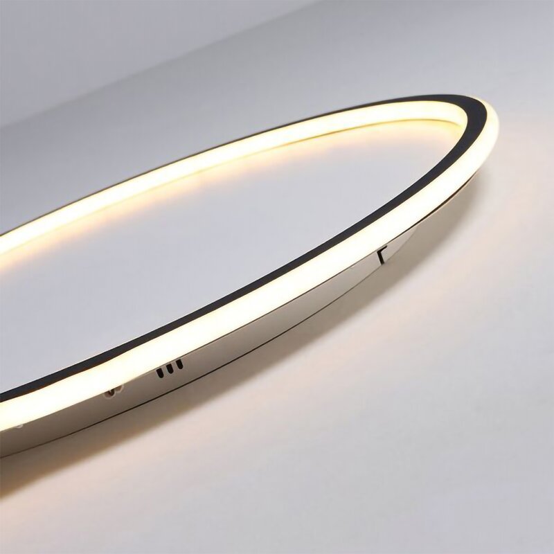 Quasso Flush Mount Ceiling Light Modern LED Round - Lamp Copper