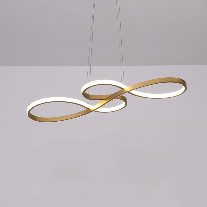 Durell Musical Note Pendant Light, Black & Gold - Lamp Copper