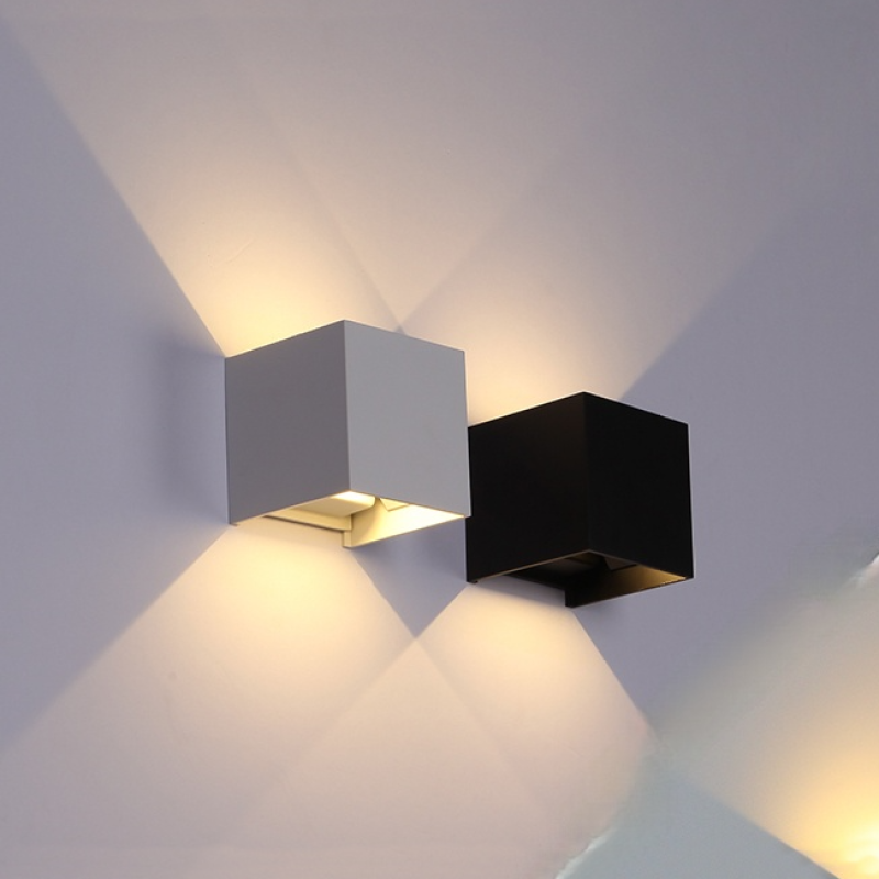Nexu Modern Adjustable Square Outdoor Wall Lamp LED - Lamp Copper