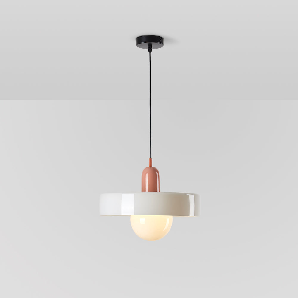 Jess Vintage Glass Pendant Light - Lamp Copper