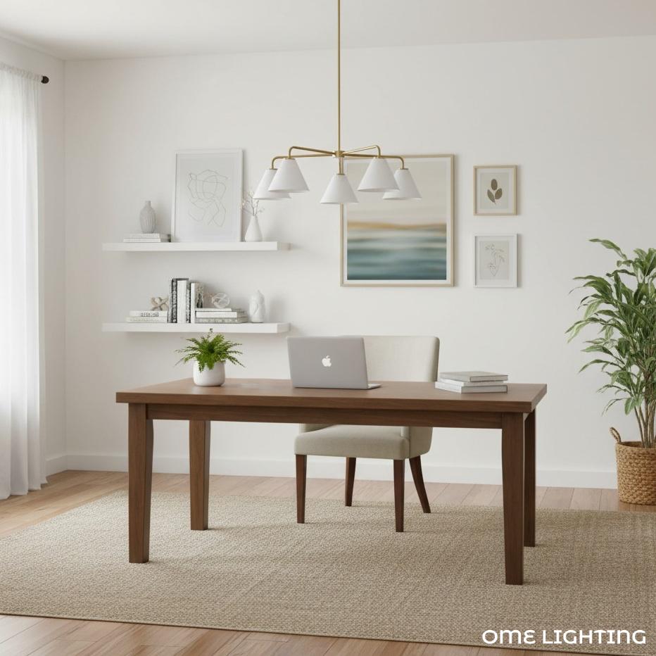 Cone Sculptural 5-Light Chandelier Dining