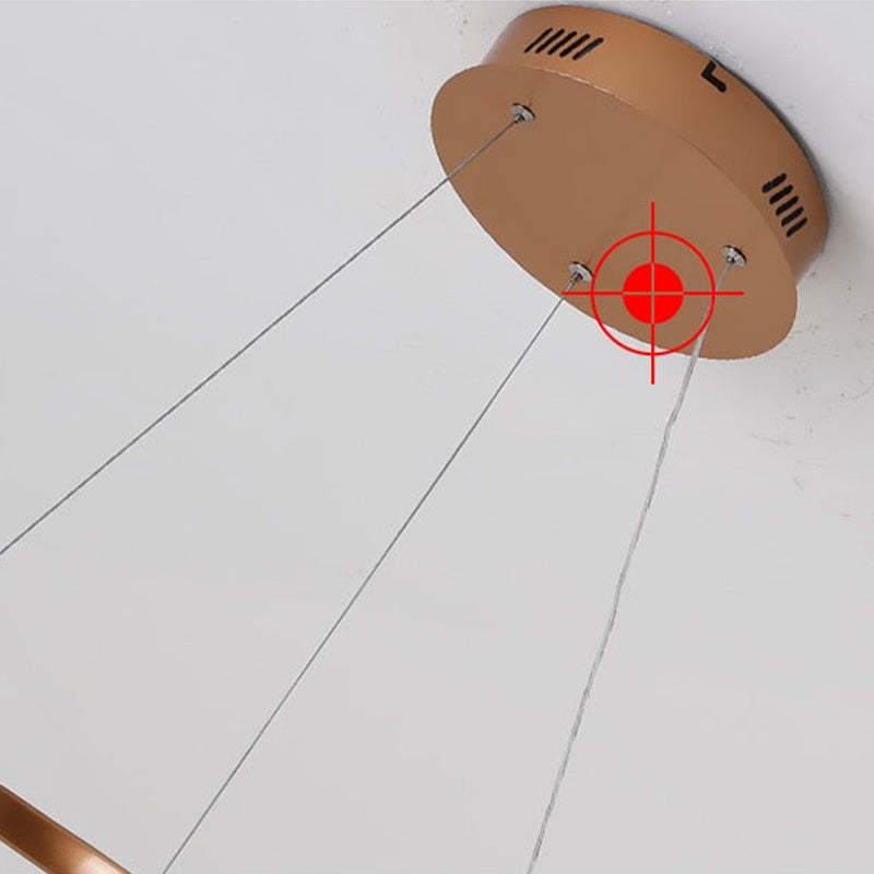 Clyra Modern Irregular Flower Pendant Light, 3 Colors - Lamp Copper