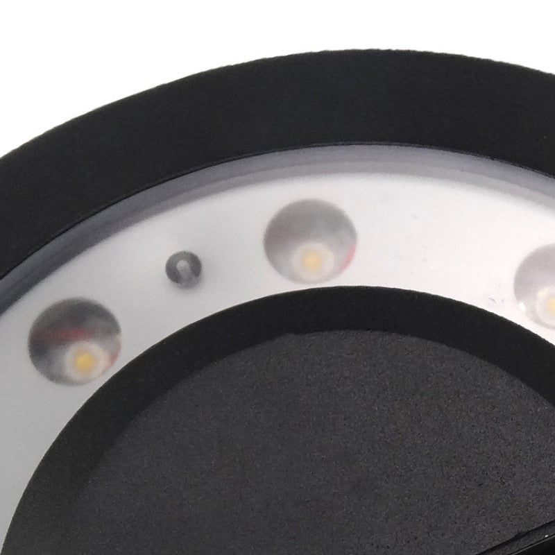 Ray Wall Lamp Flying Saucer, Metal LED, Black, Outdoor - Lamp Copper