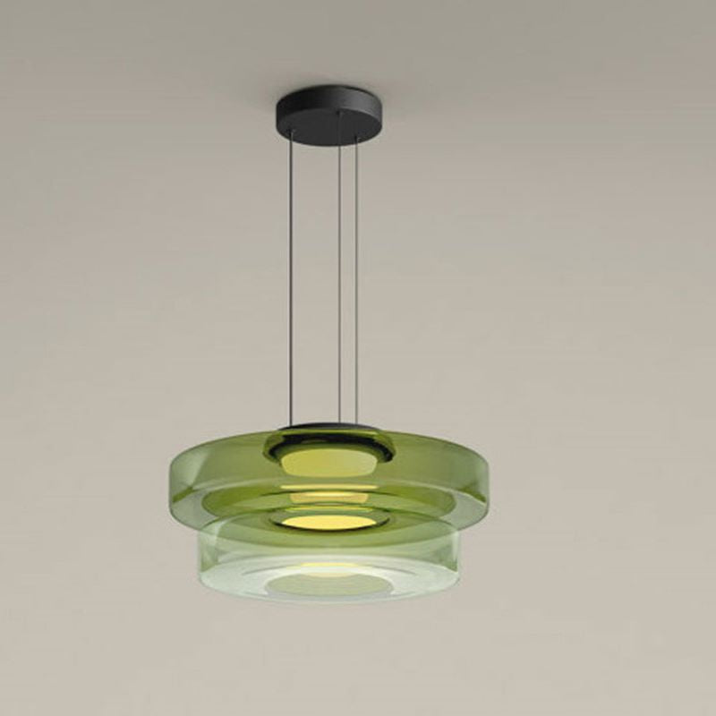 Jojo Glass Pendant Light Multi-tiered Structure - Lamp Copper