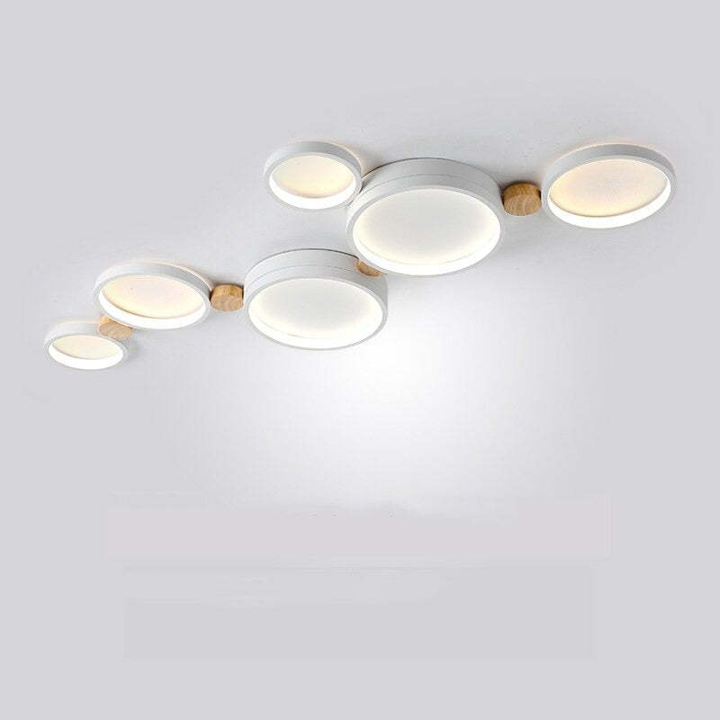 Arisha Round Flush Mount Ceiling Light 3 Colour 3/4/5/6/7 Heads - Lamp Copper