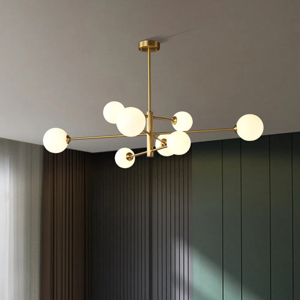 Valentina Modern Glass Shade Pendant Light, Copper/Black - Lamp Copper