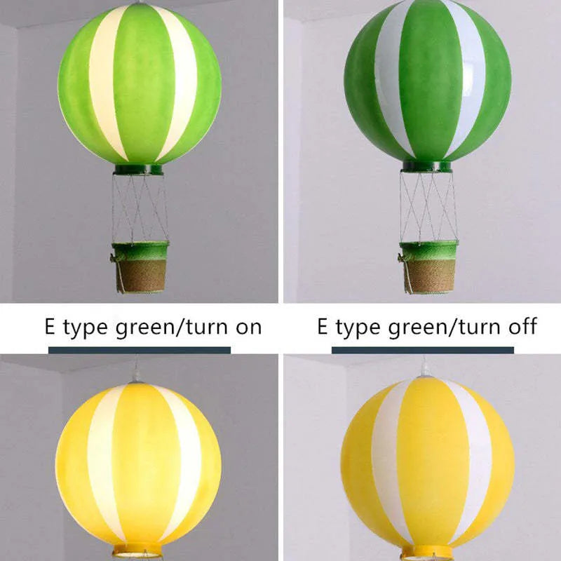 Aria Creative Colorful Balloon Acrylic Pendant Light, Bedroom - Lamp Copper