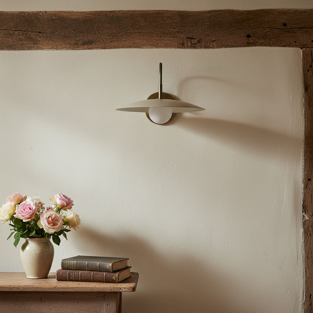 Disc Wall Sconce Metal Modern Bedroom