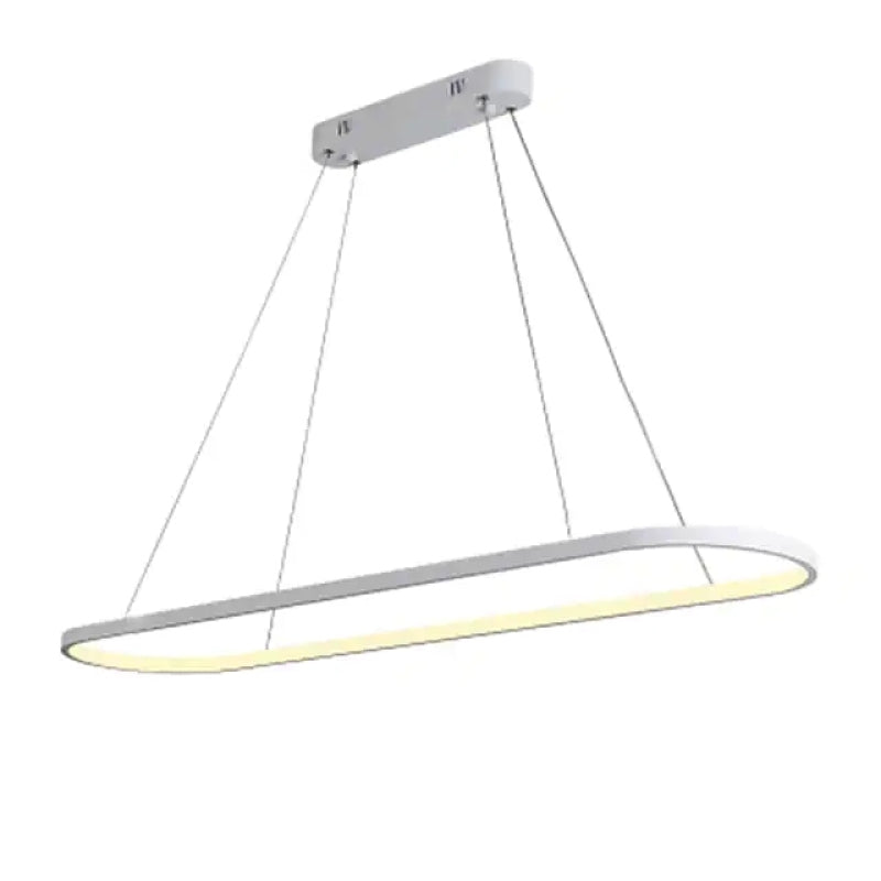 Junel Minimalist Oval Interior Hanging Pendant Light - Lamp Copper