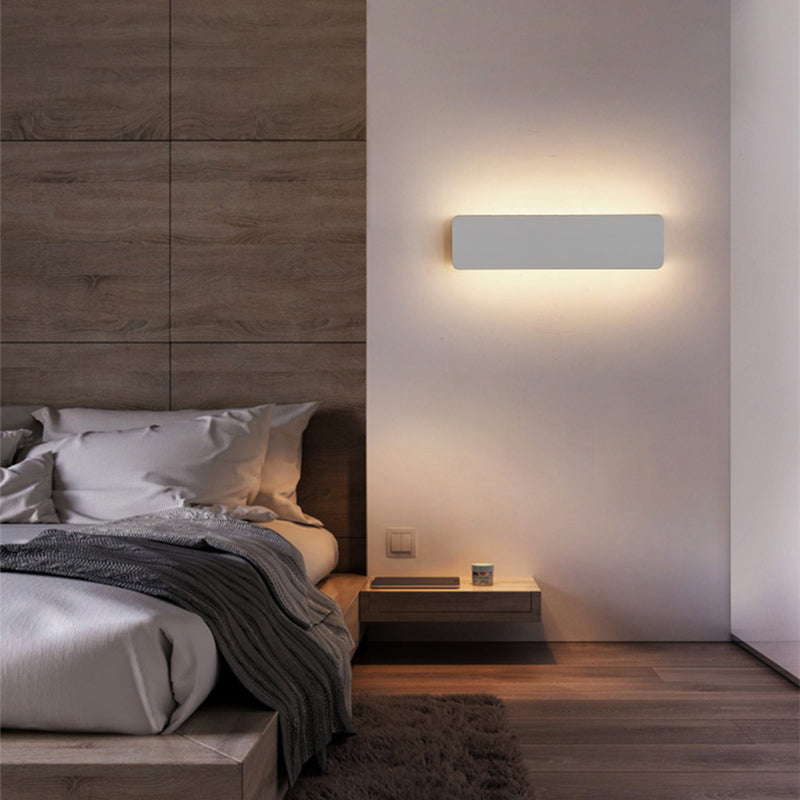 Arisha LED Metal Indoor Wall Lamp Rotatable, White - Lamp Copper