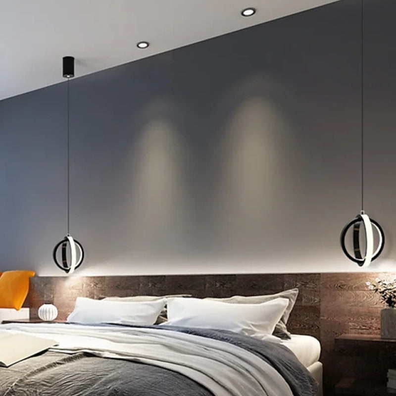 Kristy Pendant Light Spherical Modern, Metal, Black/Gold, Kitchen - Lamp Copper