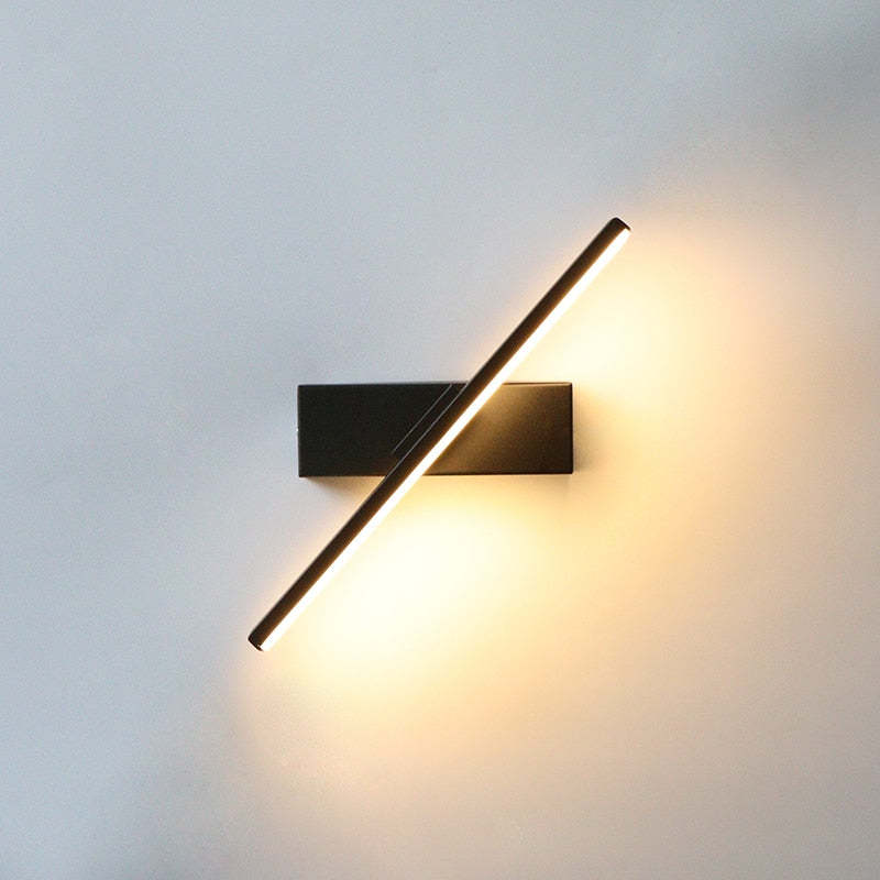 Struve Rotatable Wall Lamp for Bedroom, Black/White - Lamp Copper