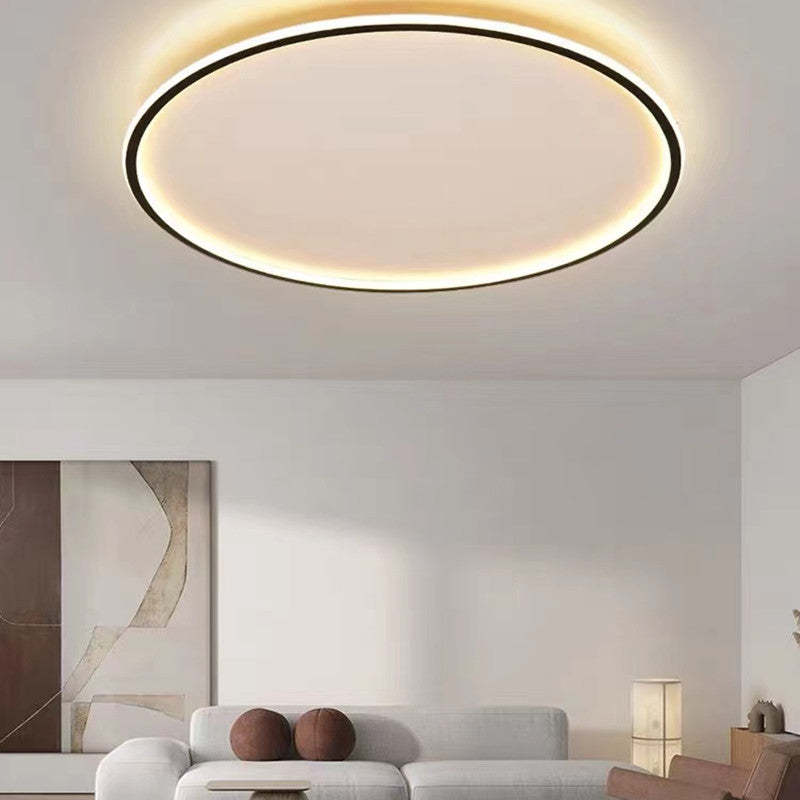 Quasso Flush Mount Ceiling Light Modern LED Round - Lamp Copper