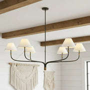 Verge Multi-light Fabric Chandelier