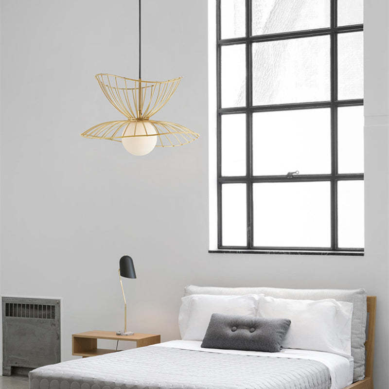 Ritta Pendant Light Modern, Metal, Gold/Black, Kitchen Island - Lamp Copper
