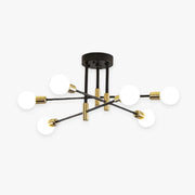 Lindsy Retro Satellite Shape Ceiling Light - Lamp Copper